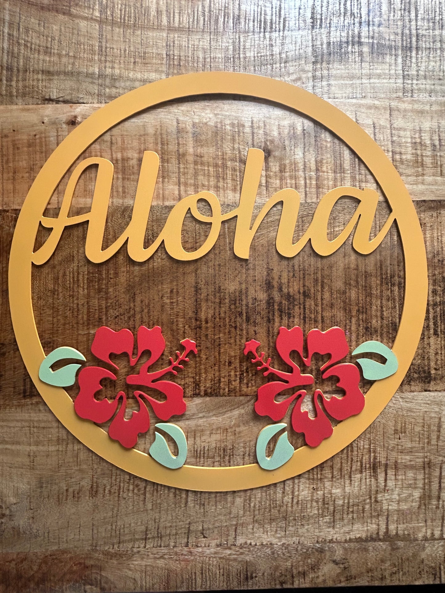 Hibiscus double layer wreath